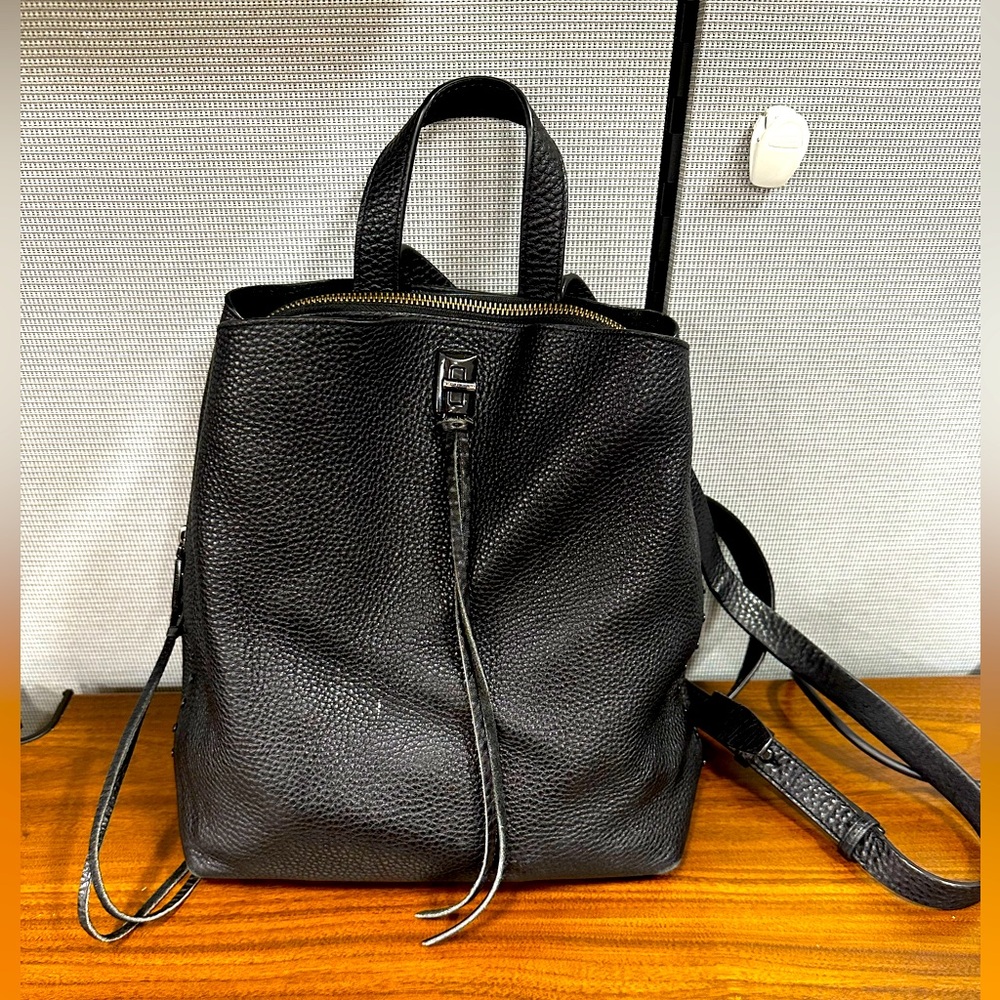 Rebecca Minkoff Darren Black leather backpack